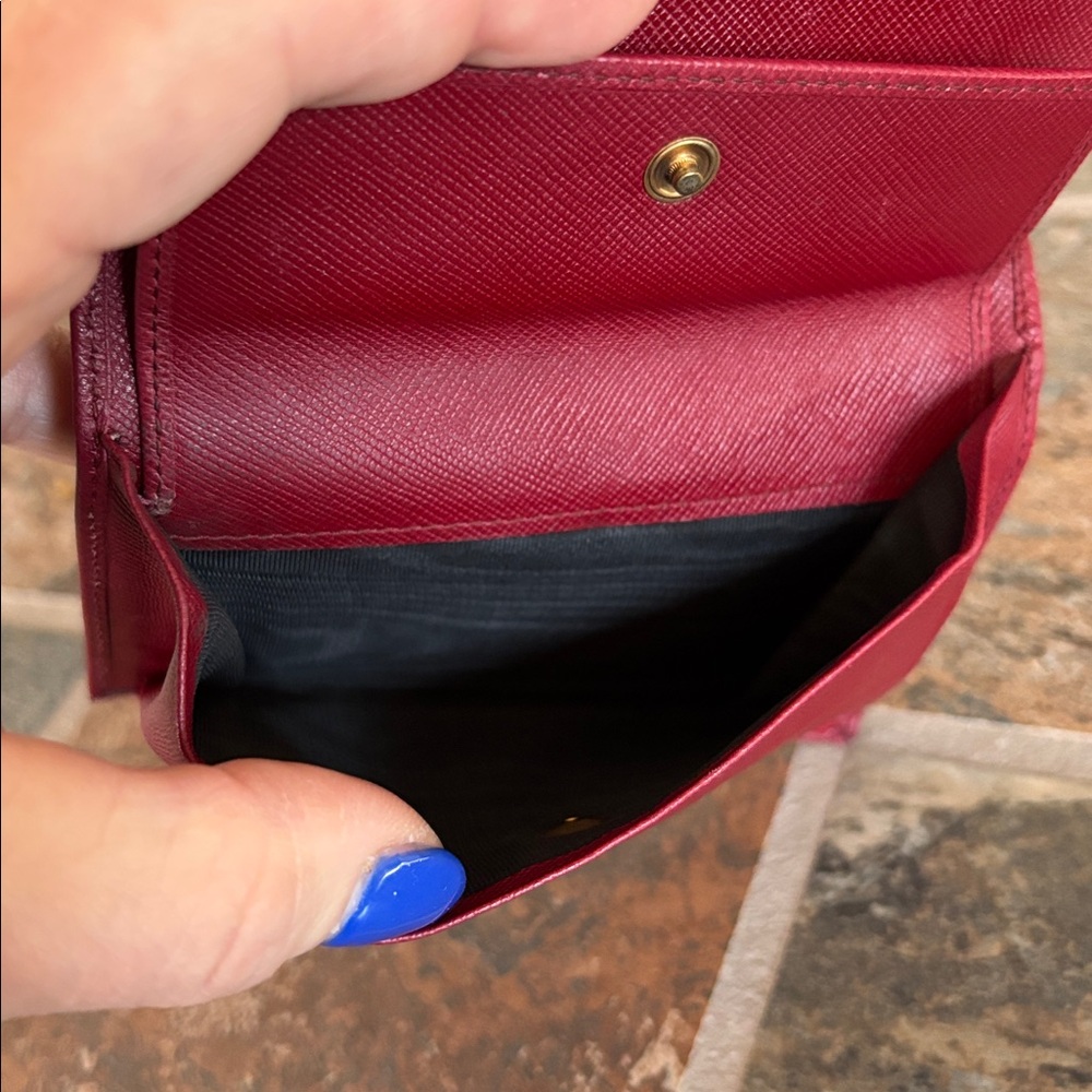 Prada BI/Tri-Fold Saffiano Leather Wallet - Picture 5 of 9